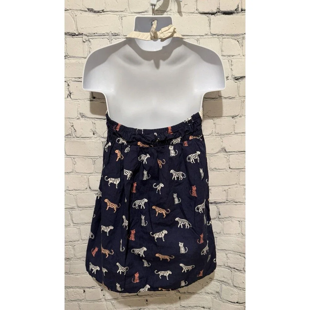Gymboree Sunny Safari Cheetah Print Halter Sundress 5t